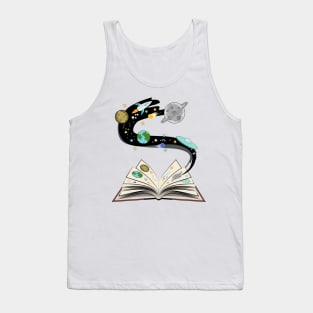 Galaxy Art Book Tank Top